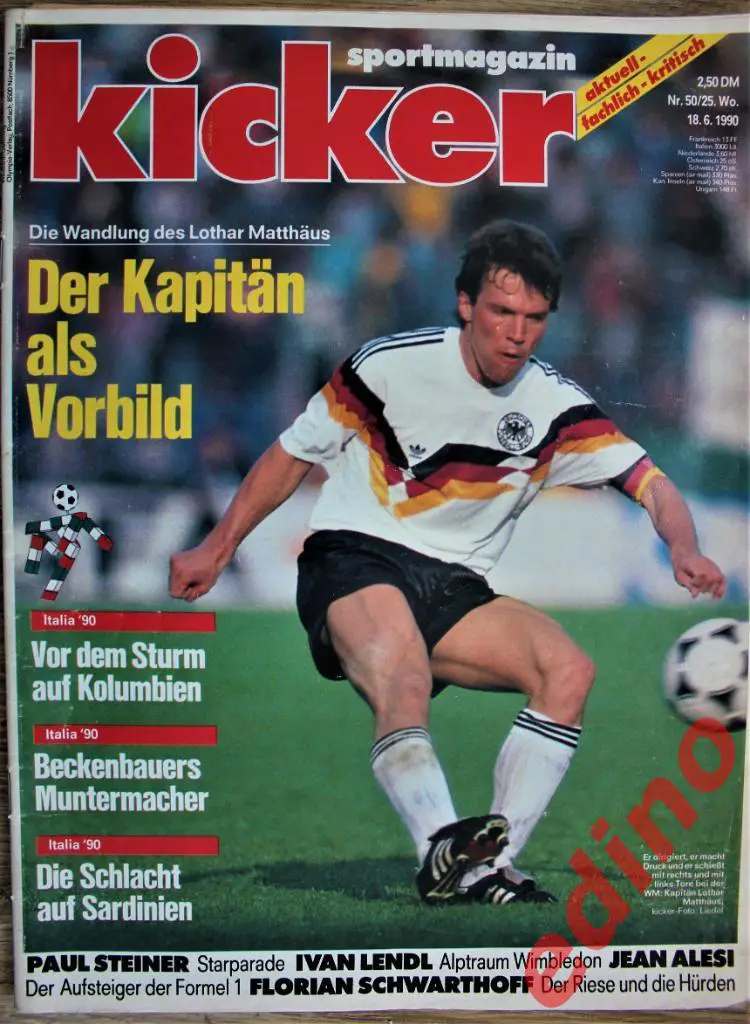 журнал Kicker 1990 год
