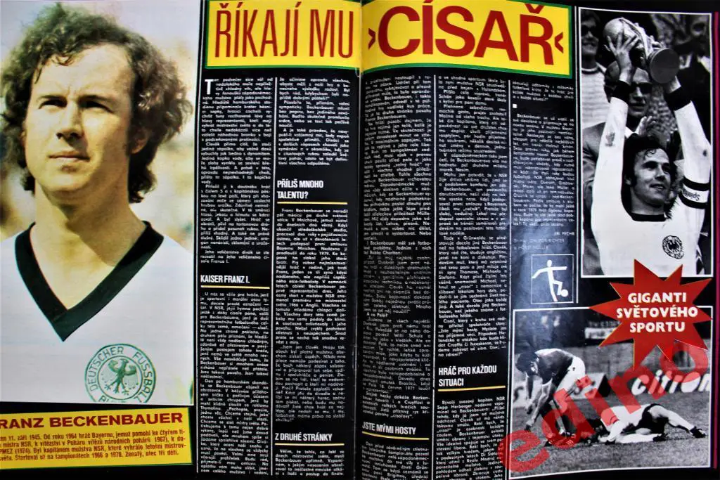 журнал Стадион 1974 г. Ф. Беккенбауэр 2