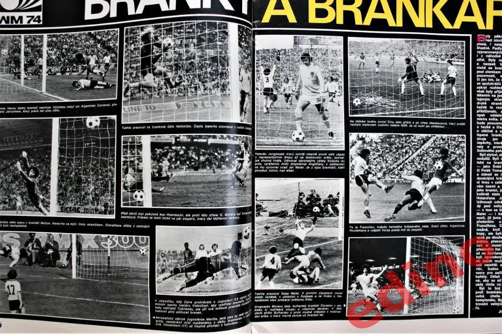 журнал Стадион 1974 г. Дукла Прага 2