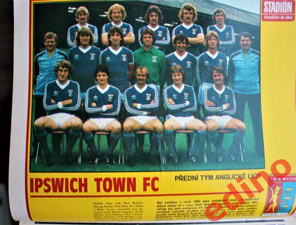 журнал Стадион 1980 год Ипсвич-Таун Англия 1