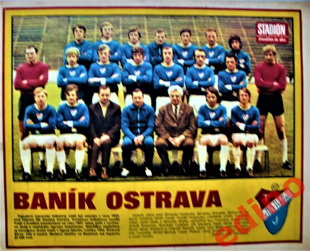 журнал Стадион 1973 г. Банник Чехословакия 1