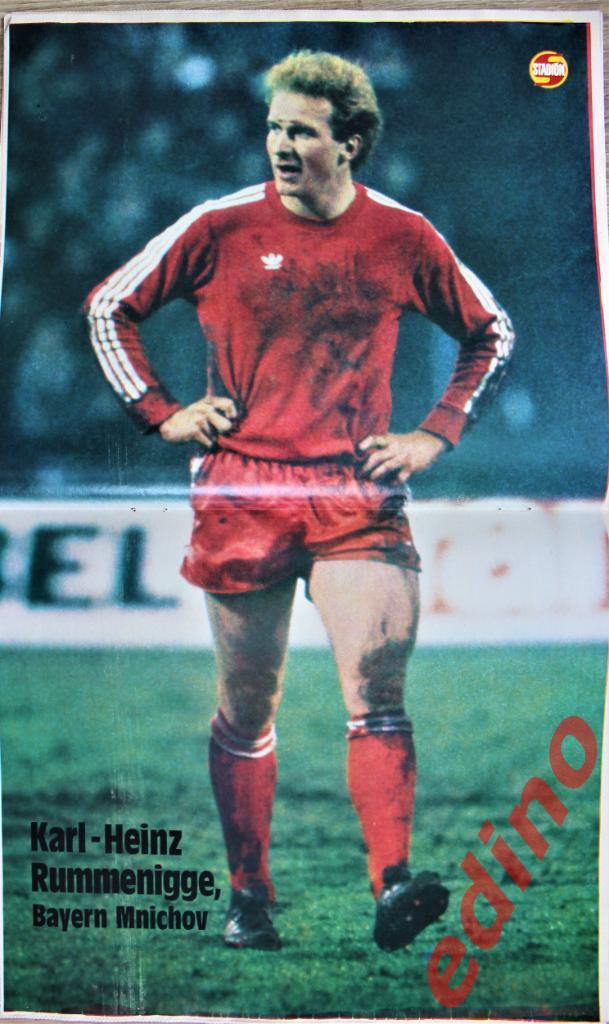 журнал Стадион 1982 г. Реал Сан-Себастьян/К-Х.Руммениге плакат 5