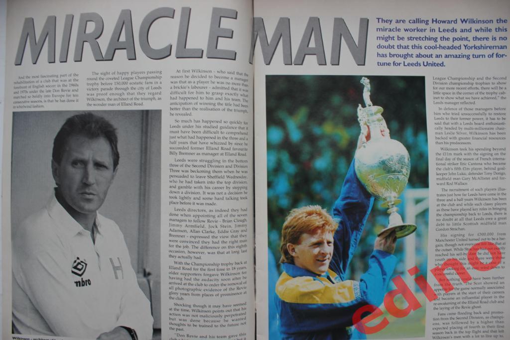 журнал Goalmouth 1992год. Ливерпуль обладатель кубка Англии 1992г. 1