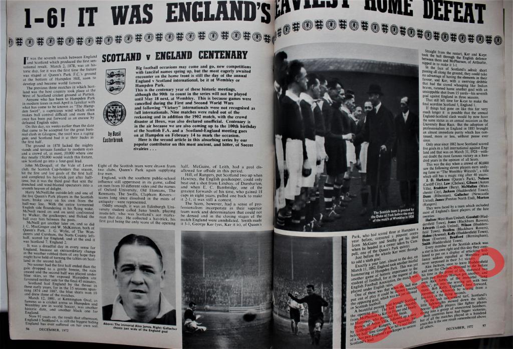 журнал Football montly Великобритания 1972 г. 5