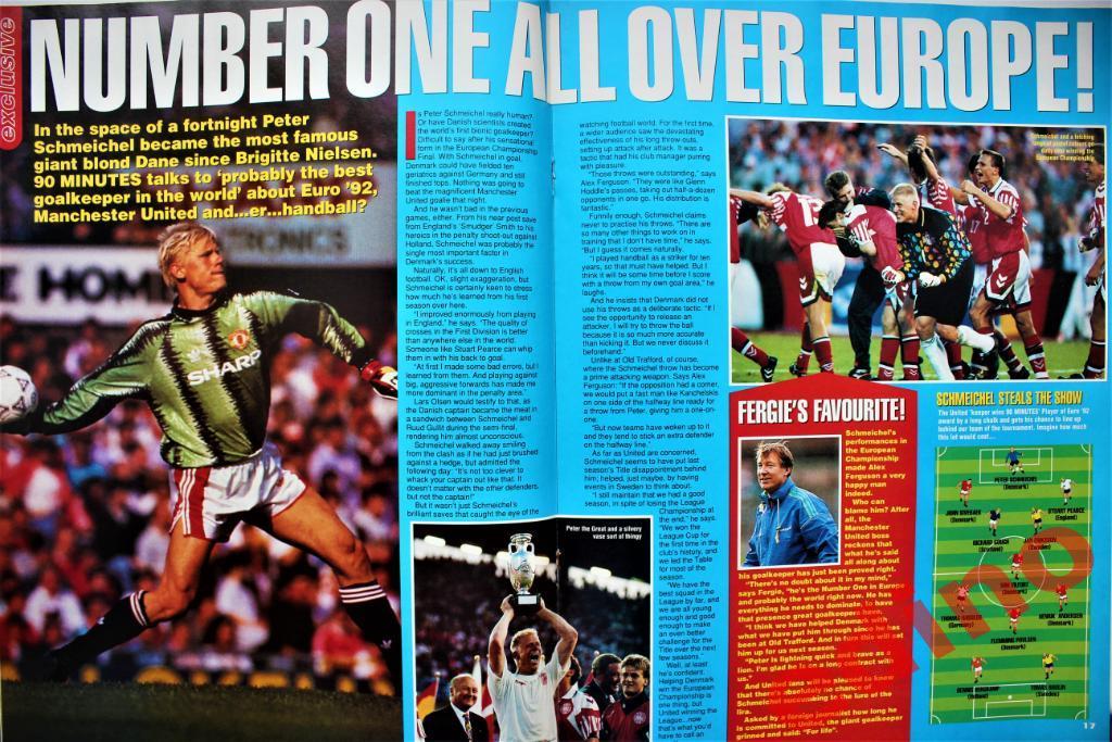 журнал 90 minutes 1992 г. Чемпионат Европы 1992год. 4