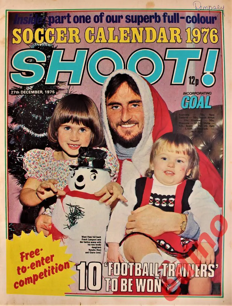 журнал SHOOT Англия 1975 год. Дж.Херст