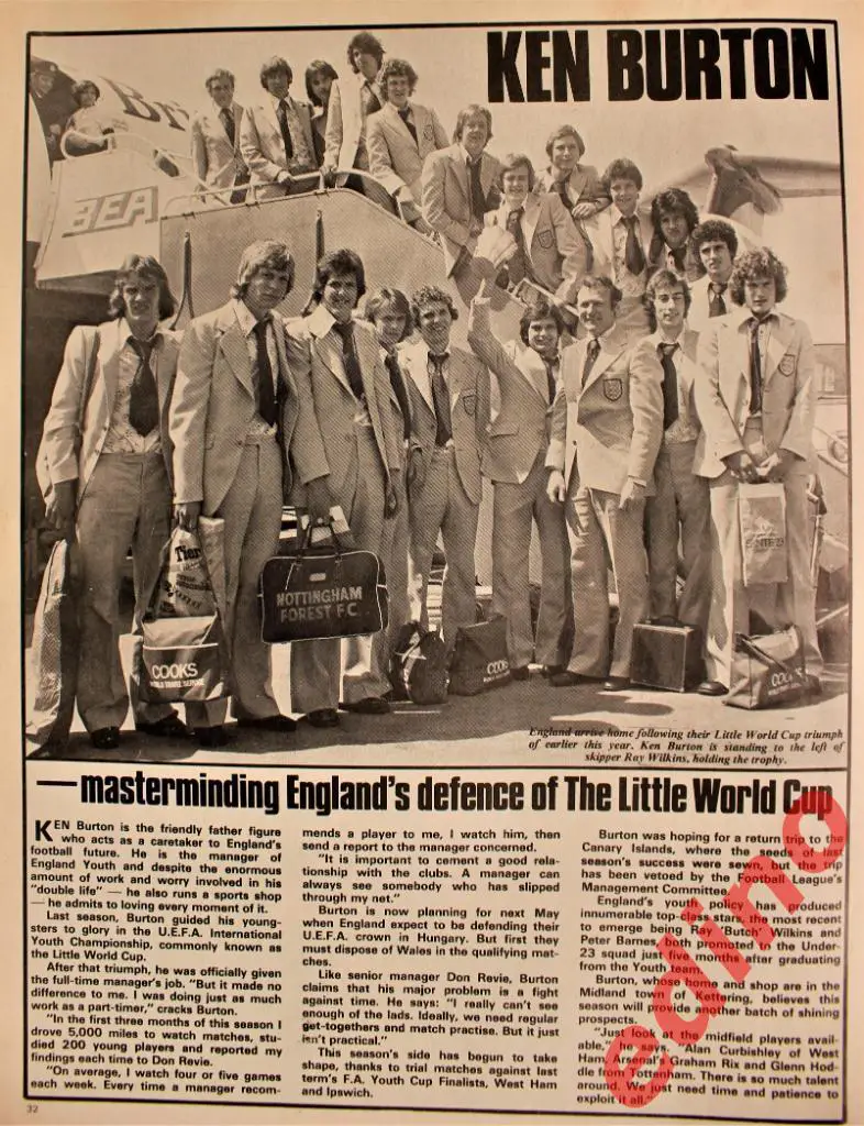 журнал SHOOT Англия 1975 год. Дж.Херст 2