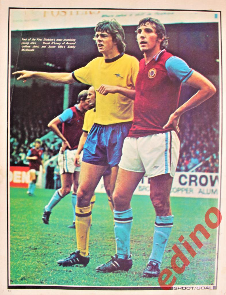 журнал SHOOT Англия 1976 год. к отбору Англия - Шотландия 1