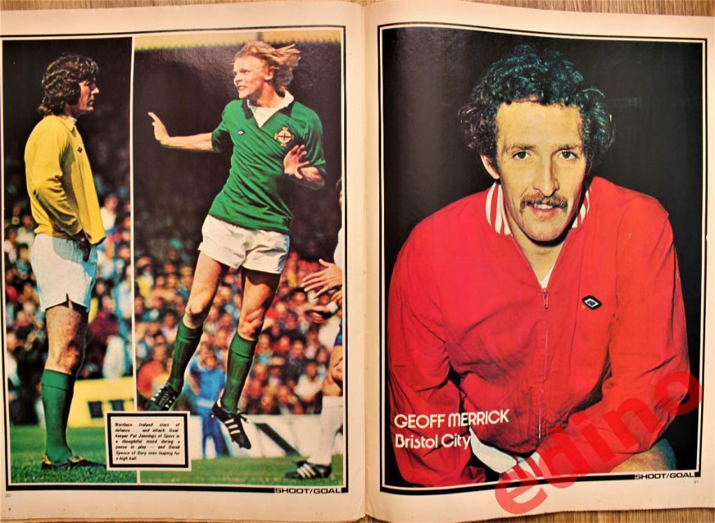журнал SHOOT Англия 1976 год. к отбору Англия - Шотландия 3
