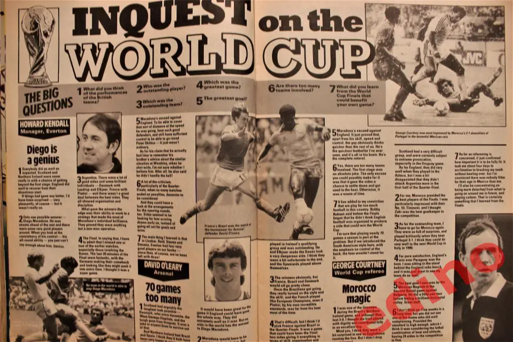 журнал SHOOT Англия 1986.г. Марадона/ 5