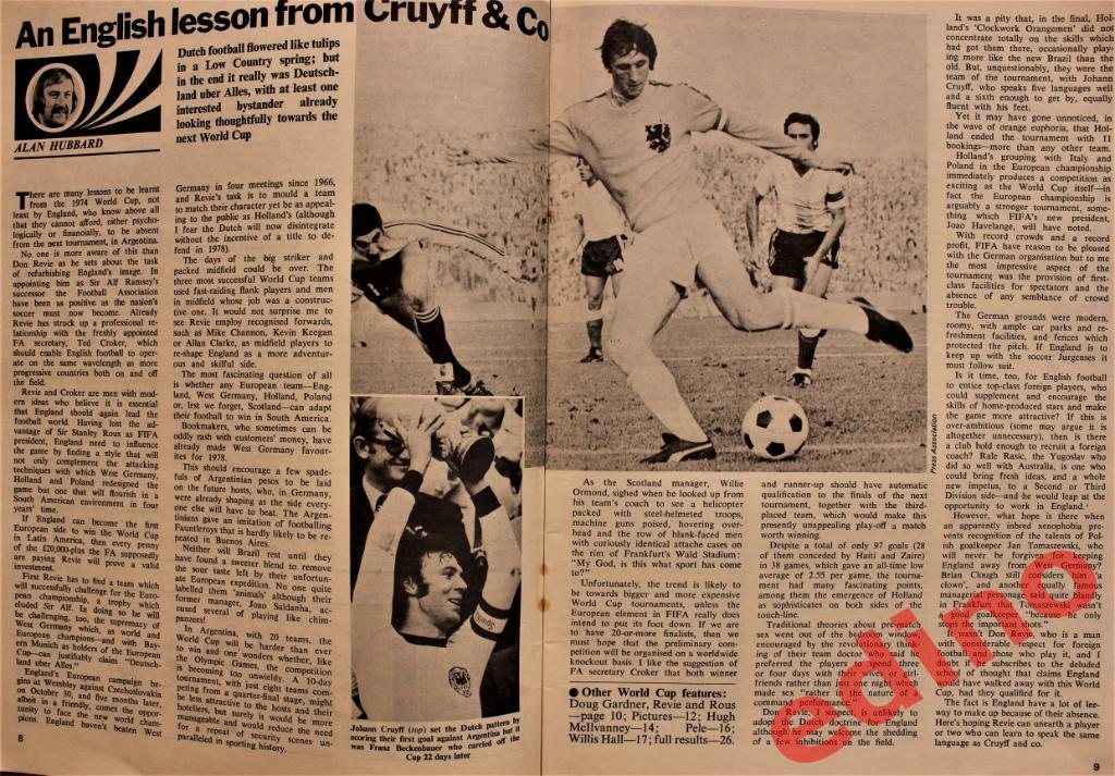 журнал Sportsworld Англия 1974.г. 5