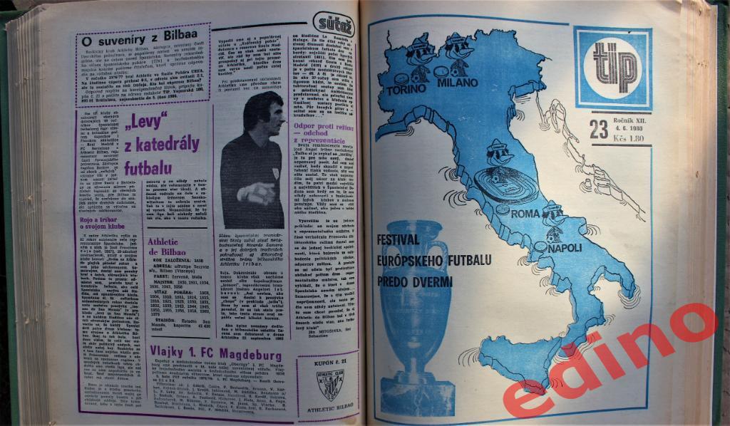 еженедельник Tip/Тип Чехословакия 1980г. полное издание 52 номера в переплёте 5