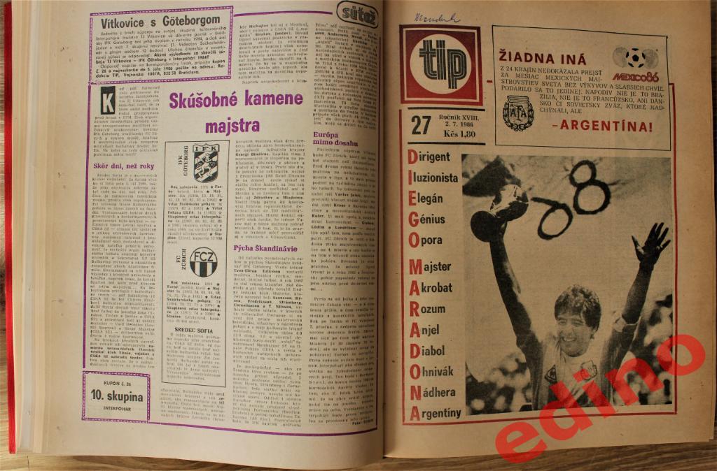 журналы TIP Чехословакия 1986 г. включая спецвыпуск 3