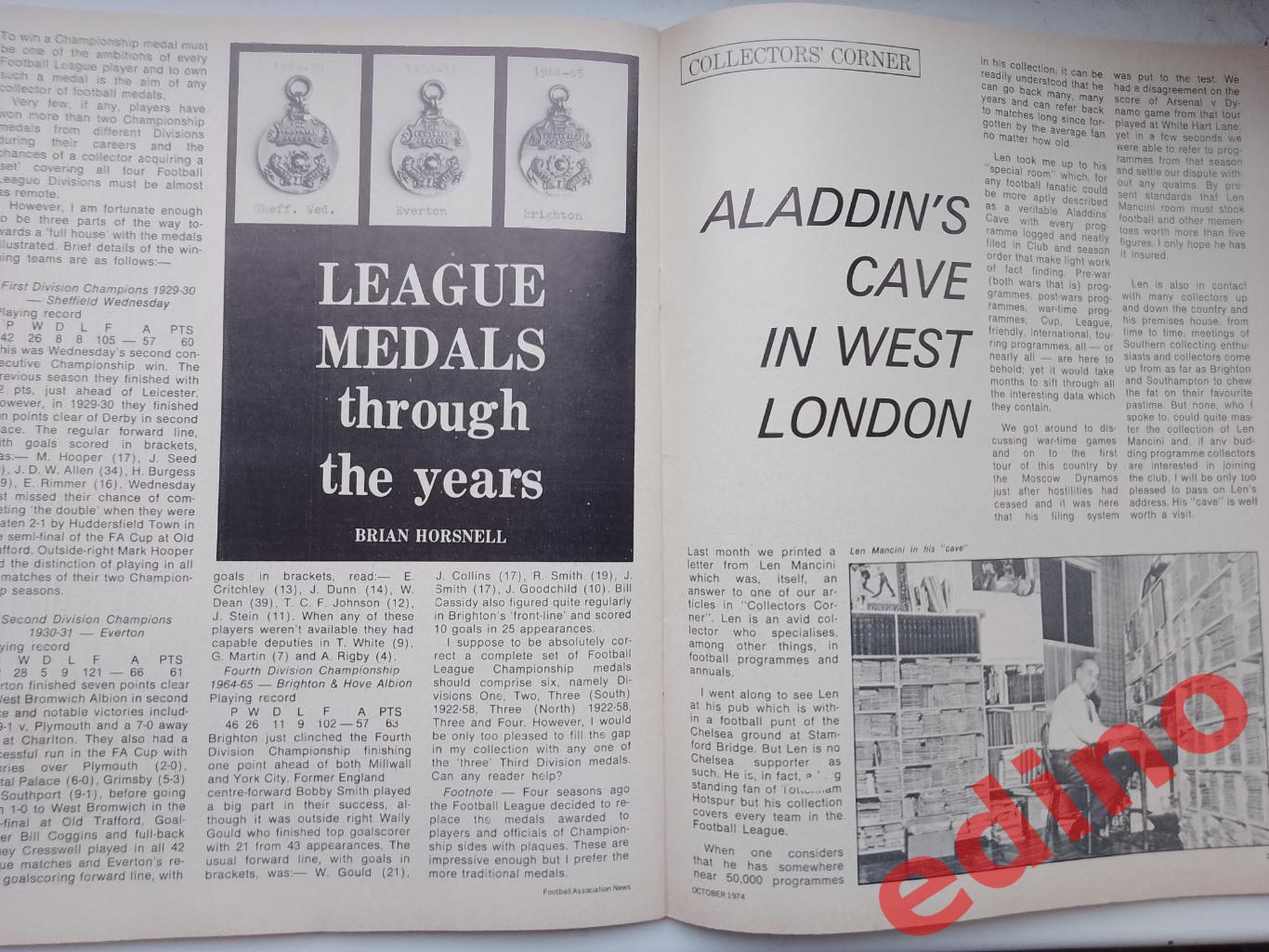 Football As News1974г. Ф. К. Йорк Сити 1