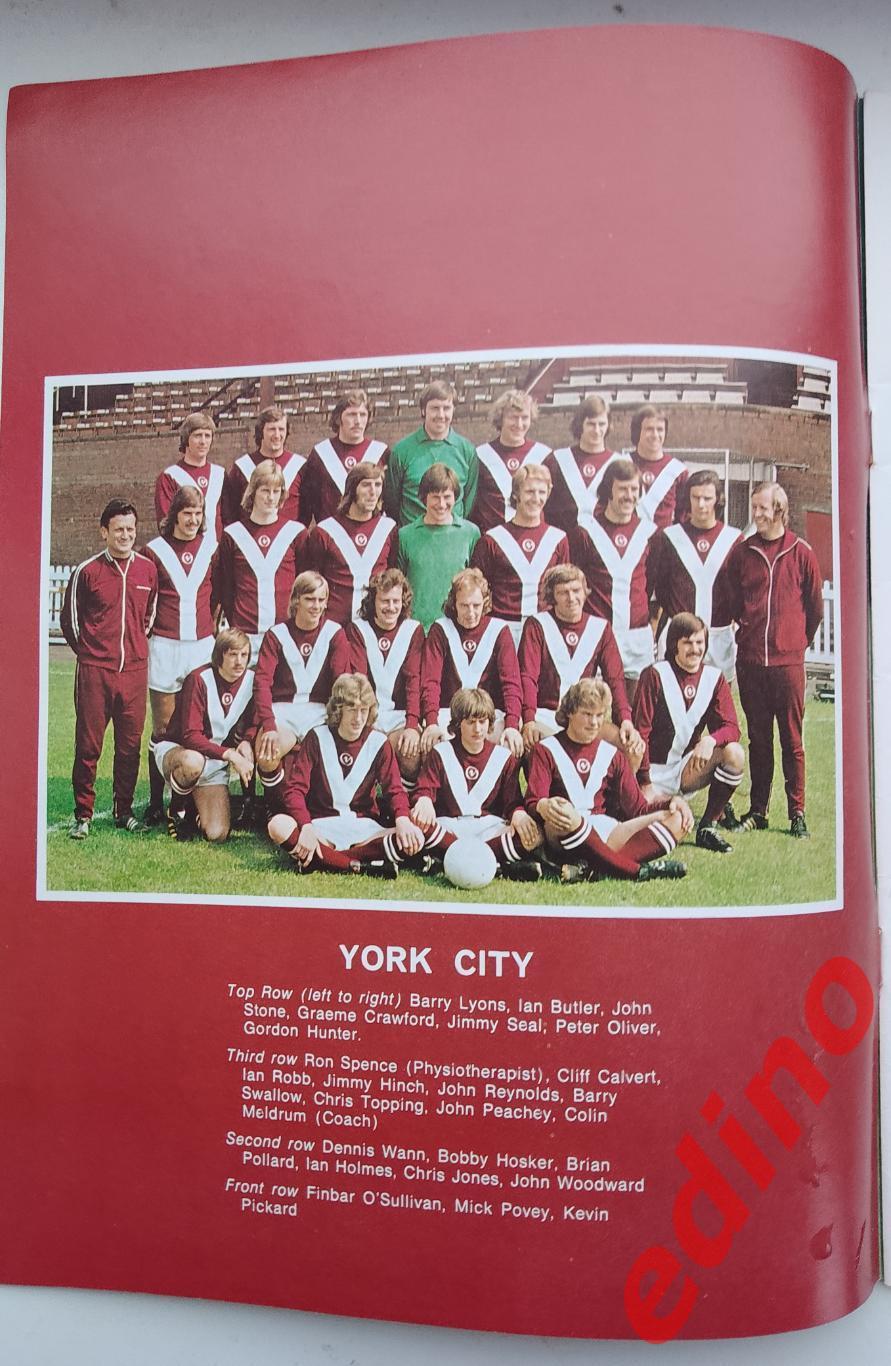 Football As News1974г. Ф. К. Йорк Сити 2