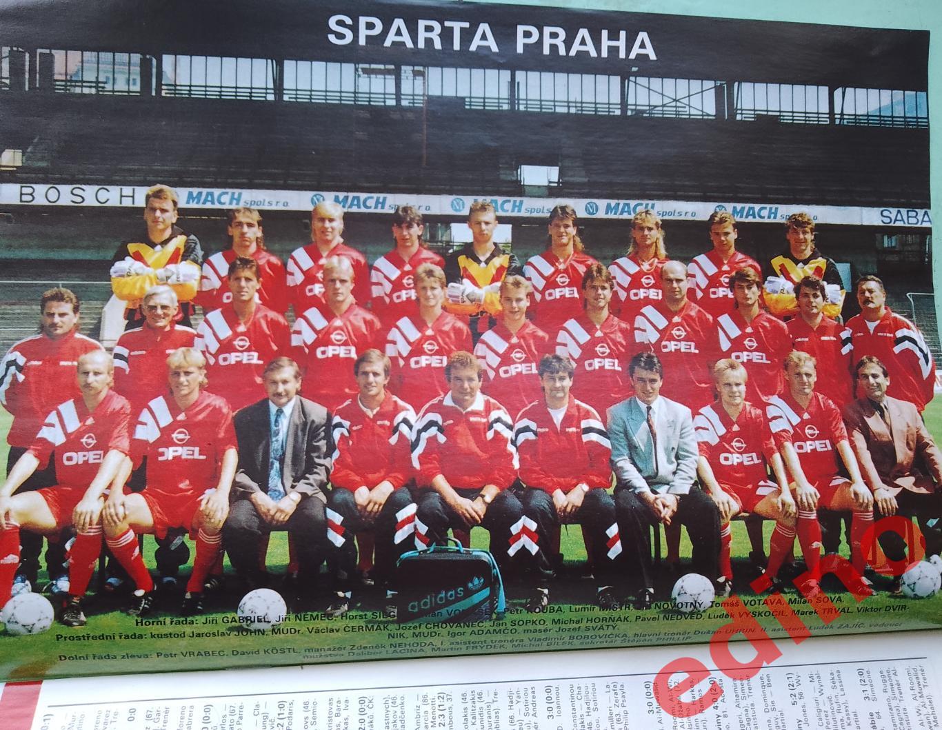журнал Fotbal Чехия 1993/2 2