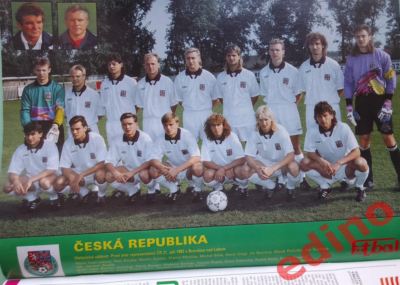журнал Fotbal Чехия 1993/11 М. Прюдомм 3