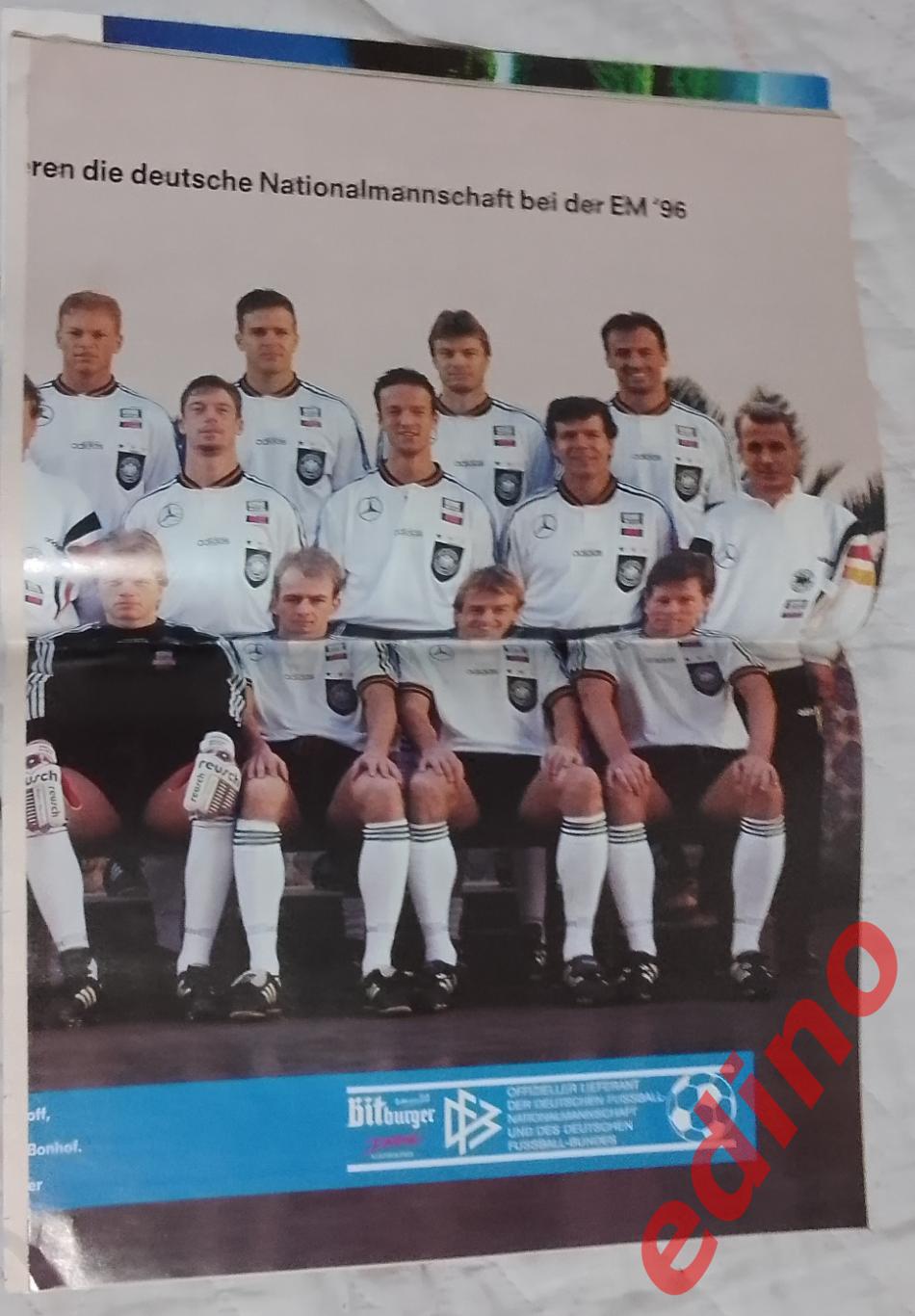журнал Kicker Чемпионат Европы 1996 1