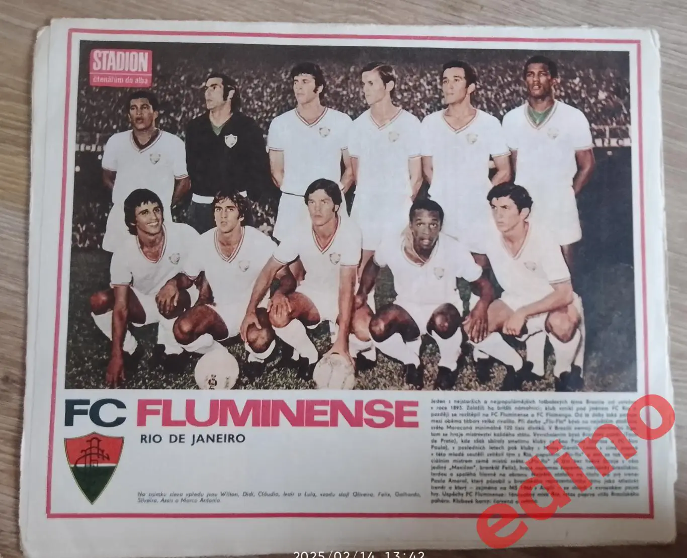 журнал Stadion1971 Флуминенсе 1