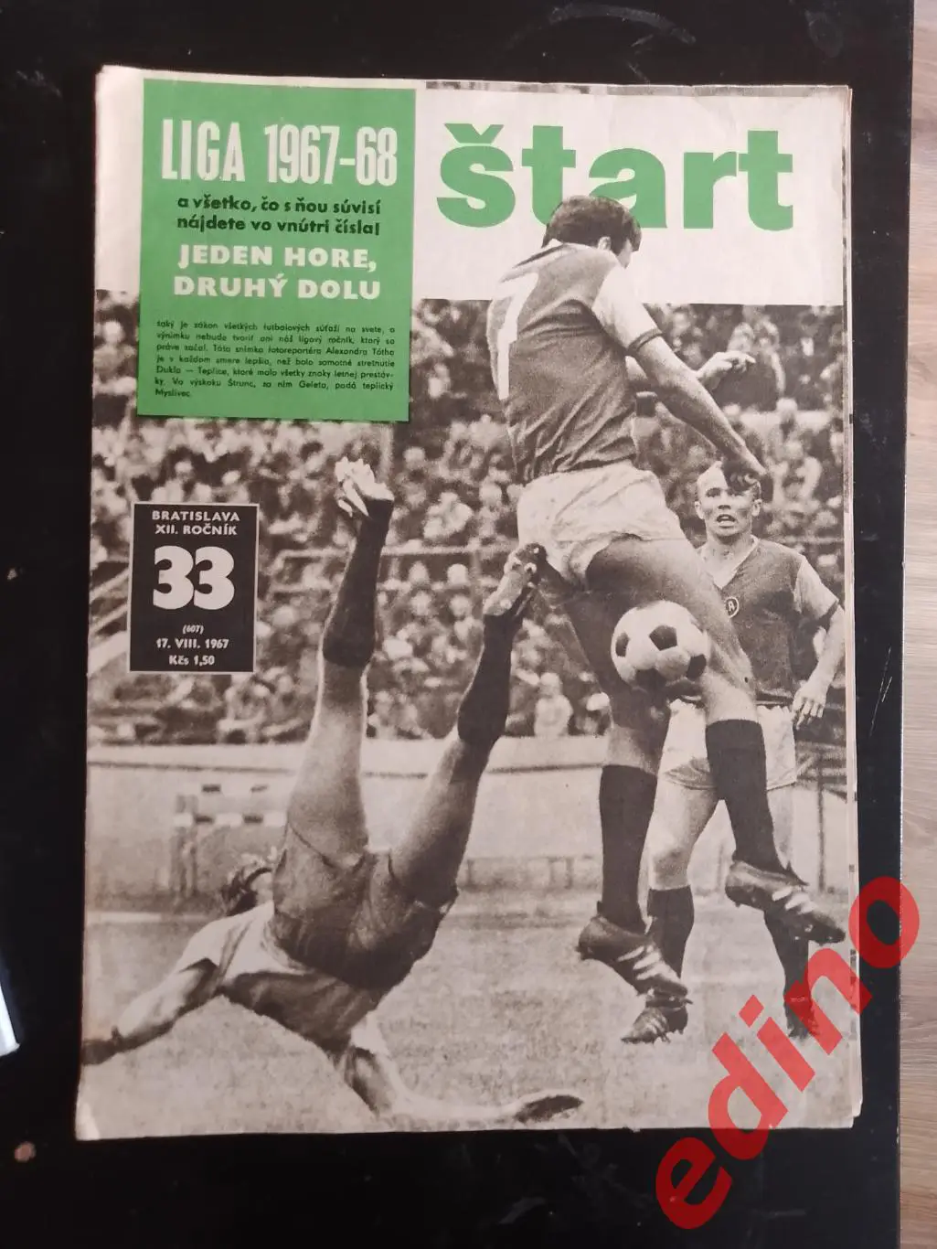 журнал Старт 196768 спецвыпуск Лига 1 ЧССР