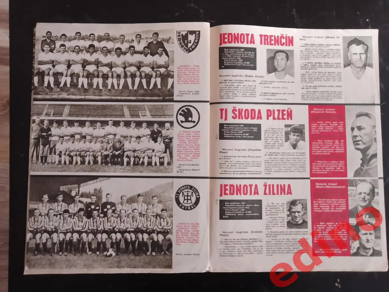 журнал Старт 196768 спецвыпуск Лига 1 ЧССР 5