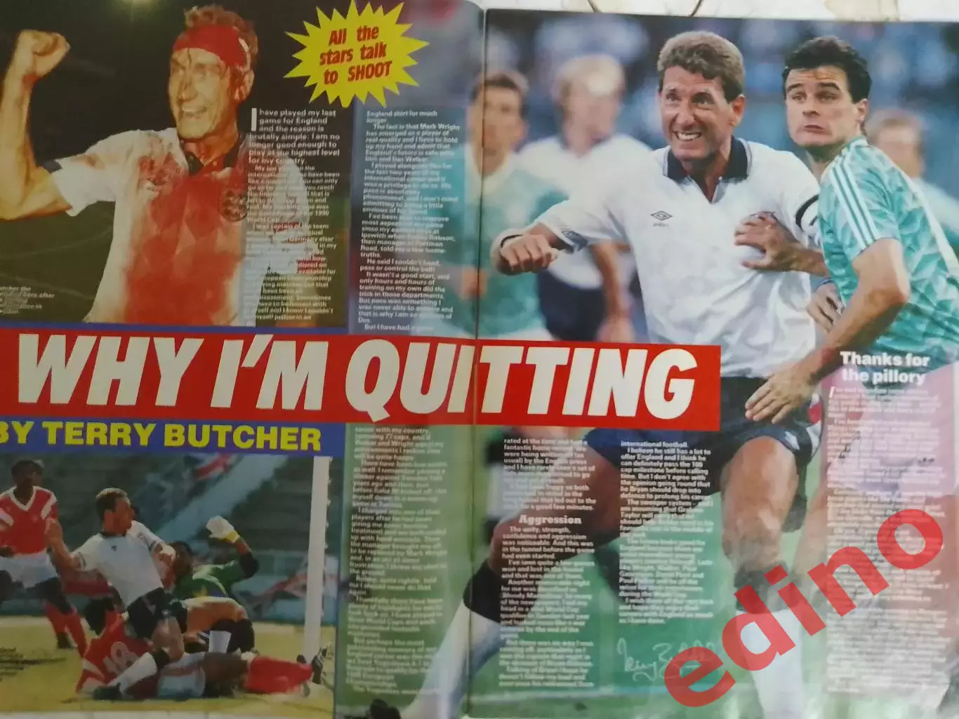 журнал Shoot Данди Юнайтед/Плимут/Марадона 5