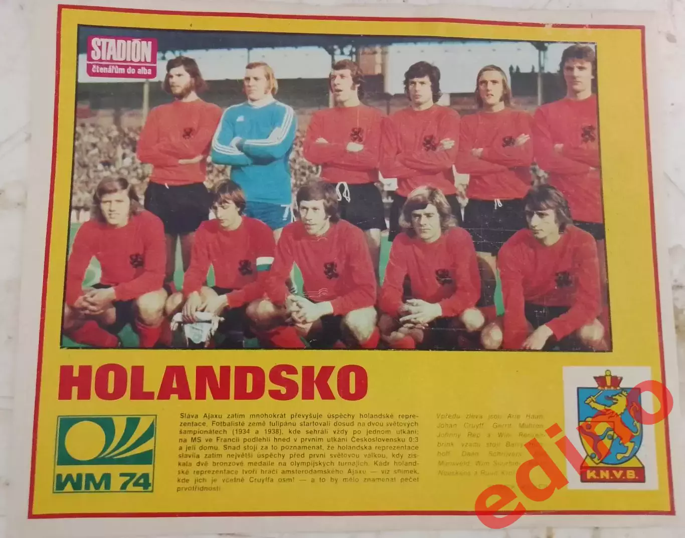 Голландия участник чемпионата мира 1974