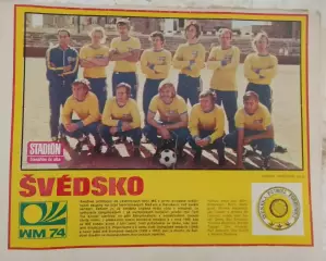 Щвеция участник чемпионата мира 1974