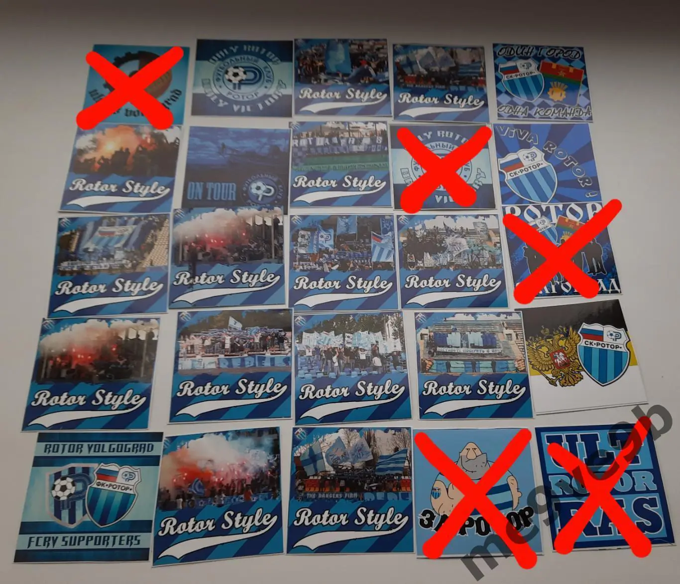 (2) стикеры ФК Ротор Волгоград