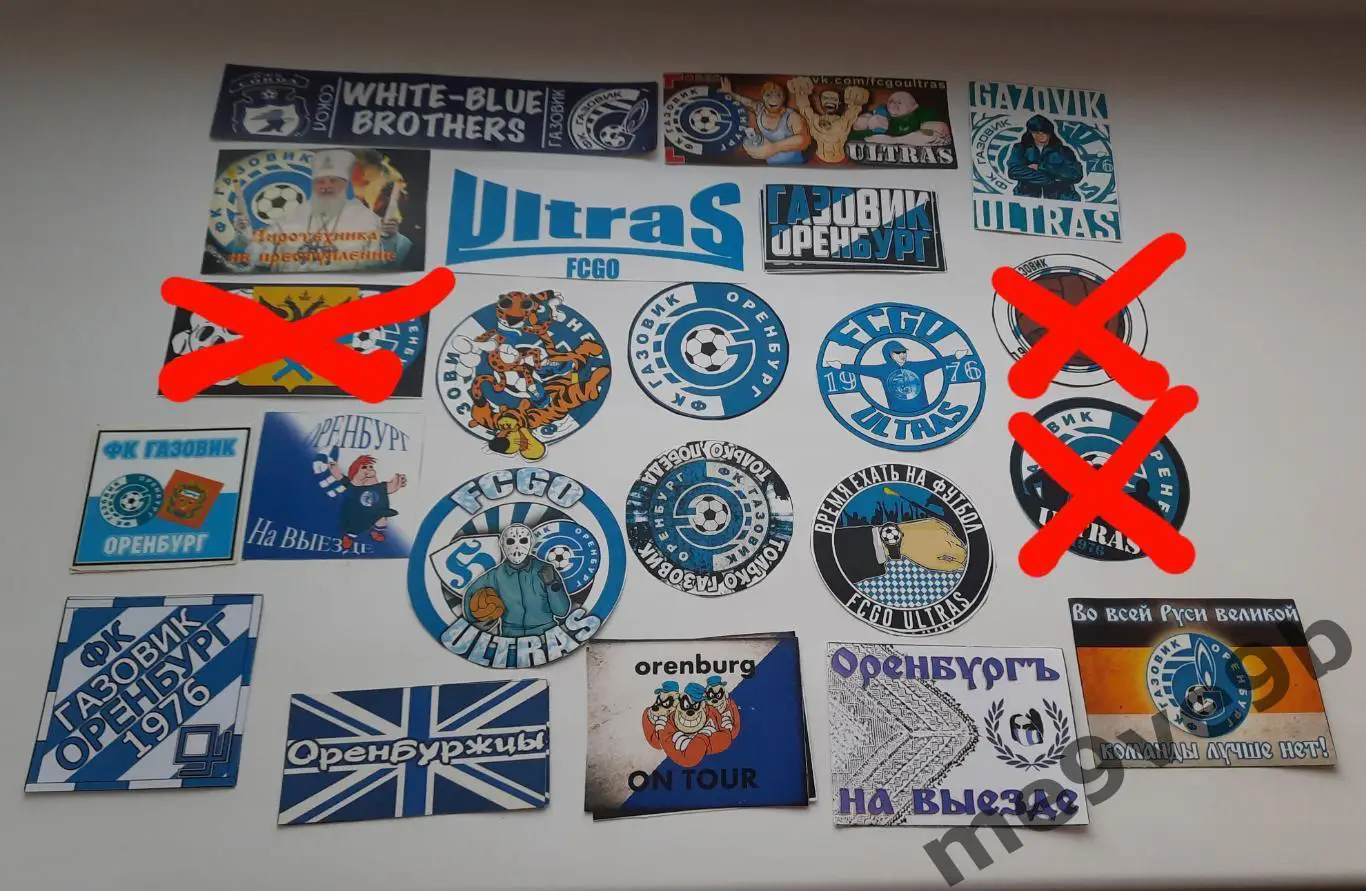 (2) стикеры ФК Газовик Оренбург