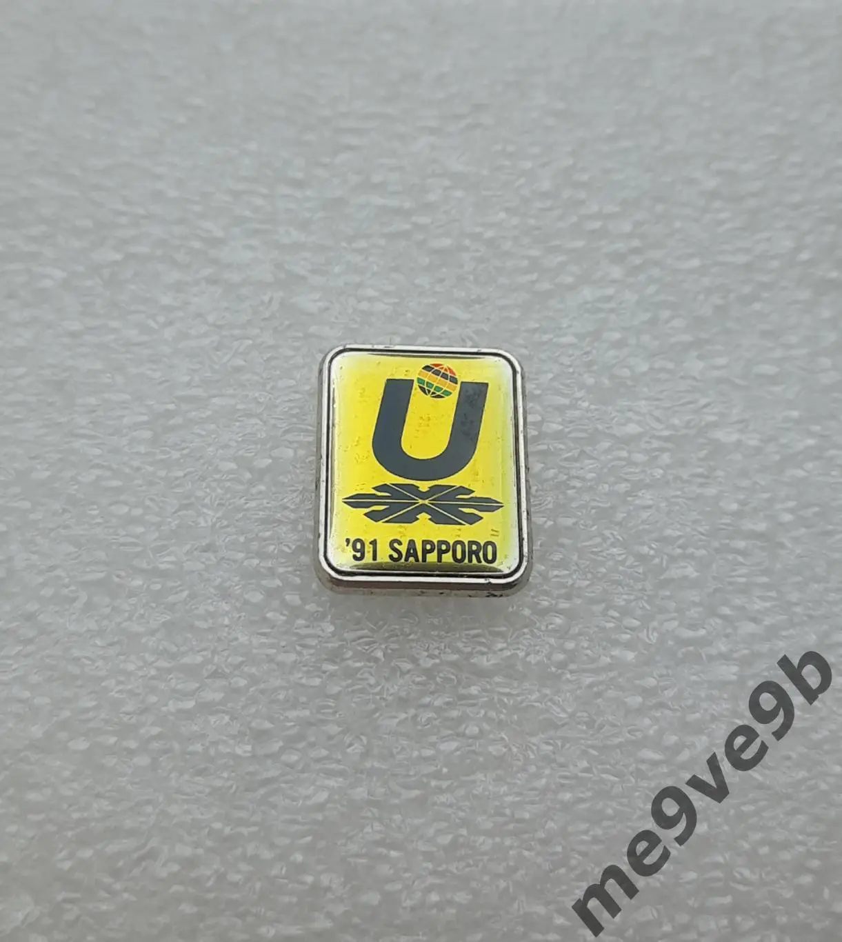 Официальный значок Всемирной зимней Универсиады в Саппоро 1991