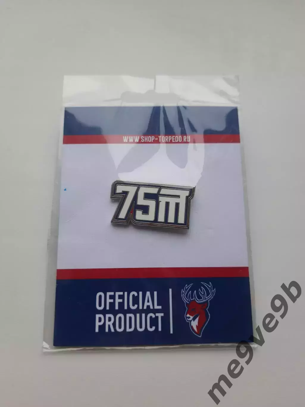 Официальный юбилейный значок ХК Торпедо Нижний Новгород