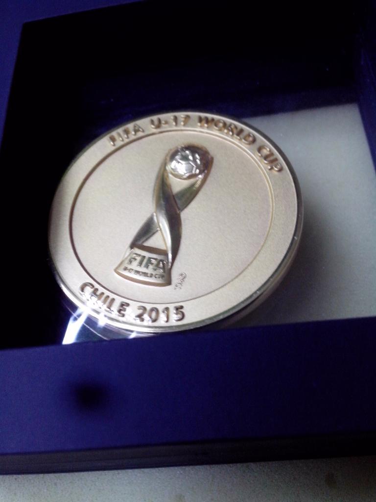 Футбол.Официальная медаль ФИФА. U-17World Cup Chile 2015