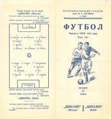Динамо Киев - Динамо Москва 28.07.1955