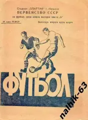 Спартак Нальчик 1965 год календарь игр второго круга