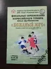 Кожаный мяч 2006 Рязань. Кострома, Саратов, Уфа, Тамбов, Белгород, Нальчик и др.