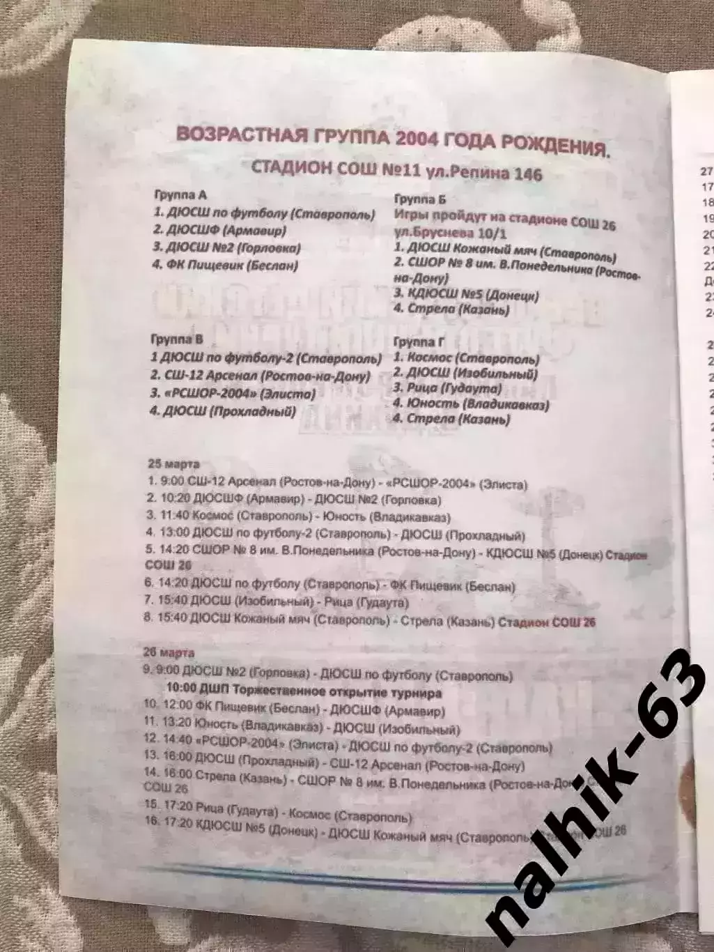 Ротор Волгоград, Киров, Белгород, Керчь\юноши, турнир Духина, Ставрополь 2018 г 4