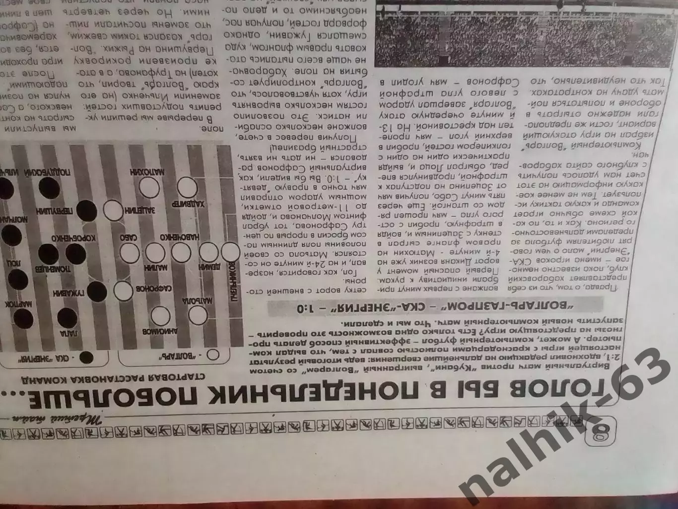 Волгарь Астрахань-СКА-Энергия Хабаровск 2002 год отчет