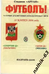 Спартак-д Нальчик-ЦСКА-д Москва 2006 год альтернатива