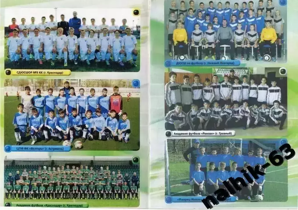 Москва, Санкт-Петербург, Нижний Новгород. Краснодар, Грозный/ юноши Краснодар 14 1