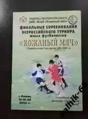 Кожаный мяч 2006 Рязань. Кострома, Саратов, Уфа, Тамбов, Белгород, Нальчик и др.