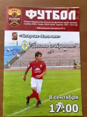 Спартак Нальчик - Динамо Ставрополь 2019-2020 год