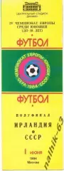 ссср-ирландия юноши п/ф чемпионата европы