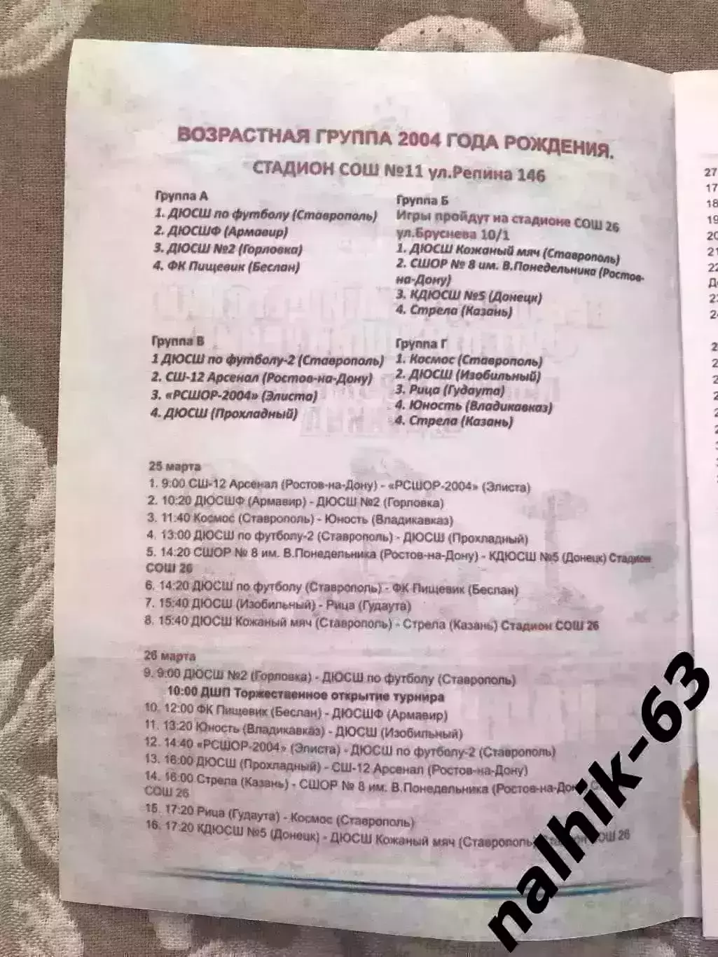 Ротор Волгоград, Киров, Белгород, Керчь\юноши, турнир Духина, Ставрополь 2018 г 3
