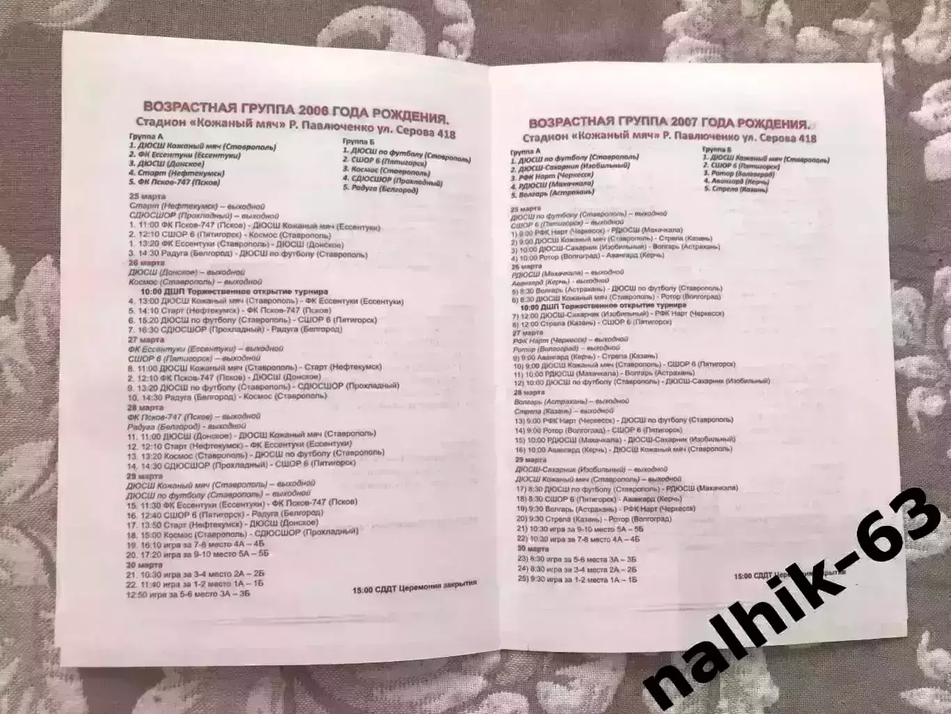 Ротор Волгоград, Киров, Белгород, Керчь\юноши, турнир Духина, Ставрополь 2018 г 5