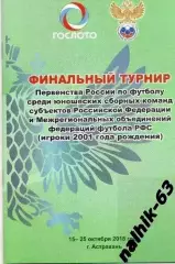 Сибирь, Урал, Поволжье, Московская обл, Золотое Кольцо/ юноши Астрахань 2018 год