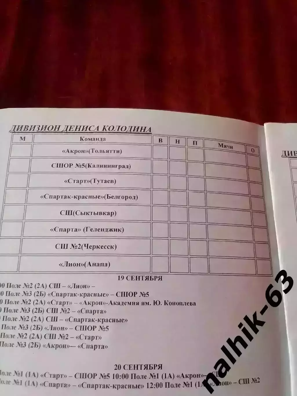 Волгоград, Калининград,Воронеж, Белгород. Владимир, Брянск\ДФЛ\Новороссийск 2024 4