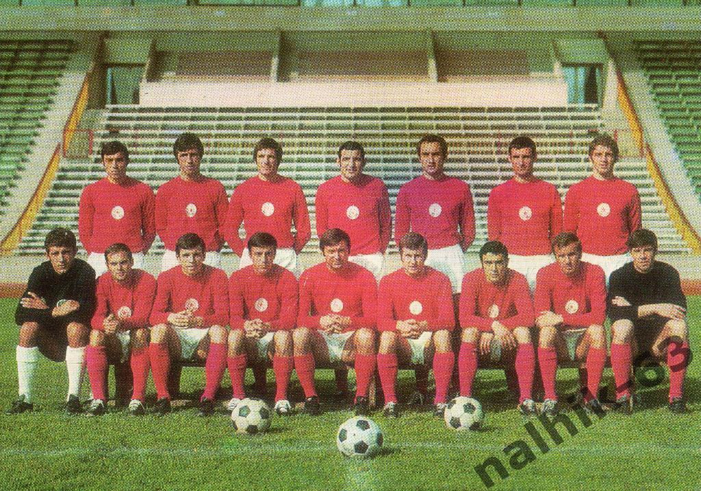 ЦСКА Септемврийско знаме Болгария чемпион Болгарии 1971-1972 года