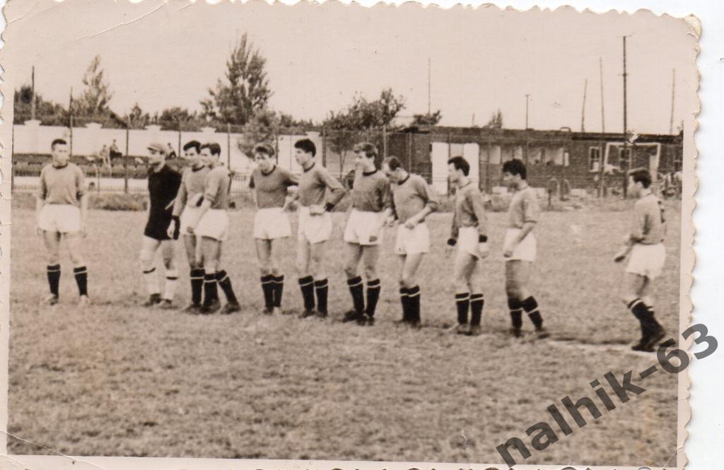 Команда поселка Ахтырский Краснодарский край июнь 1961 года