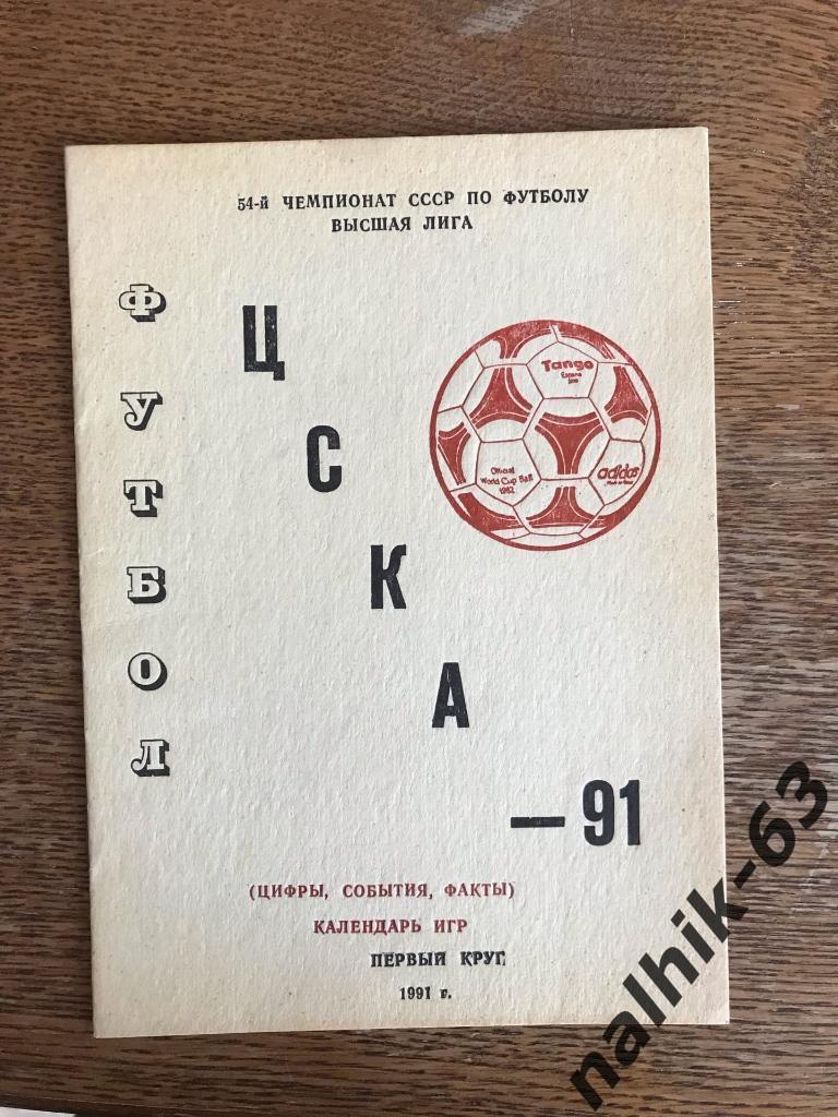 ЦСКА Москва 1991 год